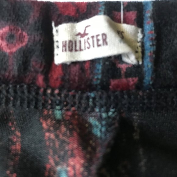 Hollister Womens Printed Skater Skirt Size XSmall - Picture 4 of 5